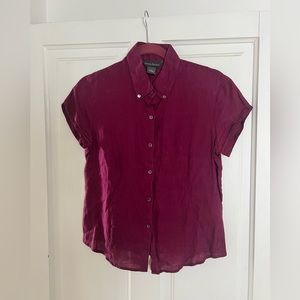Banana Republic linen button up
